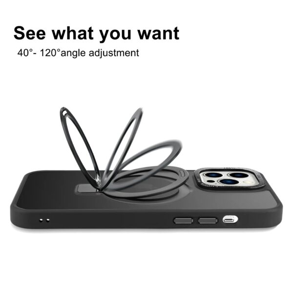 Quid Tech Design IS Cover for iPhone 14/13 Series | MagSafe Case with Invisible Stand