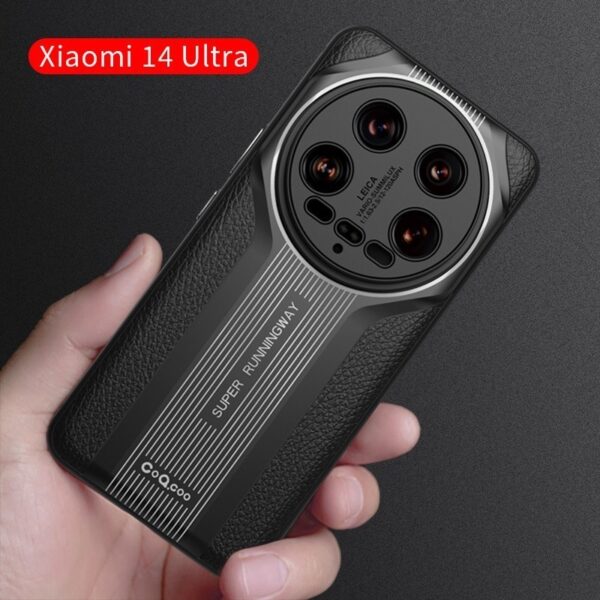 Leather Pattern Baked Porcelain All-inclusive Drop-resistant Protective Cover