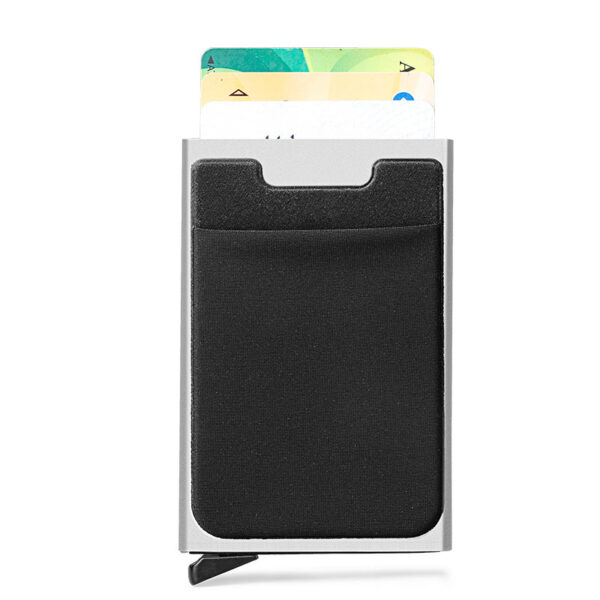 Aluminum Alloy Automatic Pop-up Card Box Anti-theft Swipe Bank Card Holder