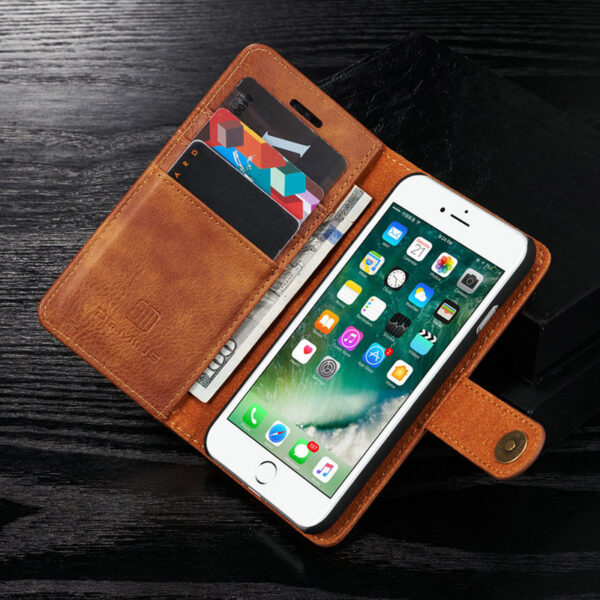 Retro Pattern Two-Fold Split Magnet For Mobile Phone Case
