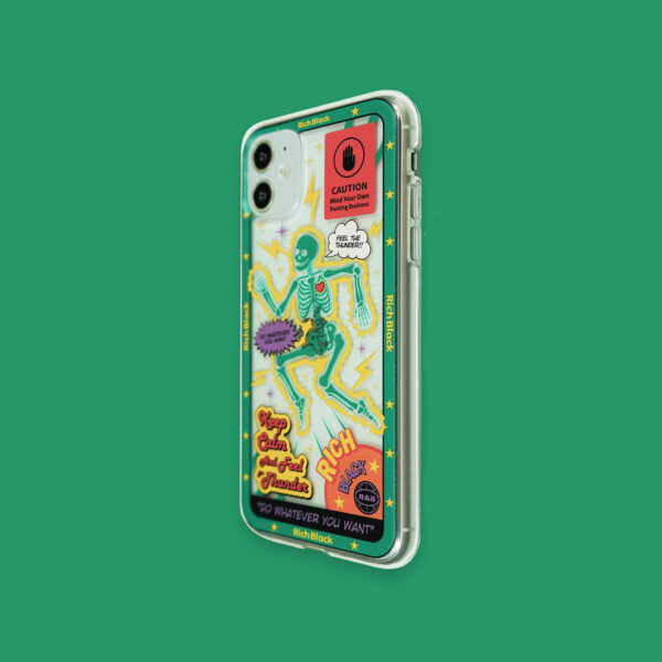 Compatible with Apple, Compatible with Apple , Lightning Skull IPhone11promax Protective Cover Phone Case
