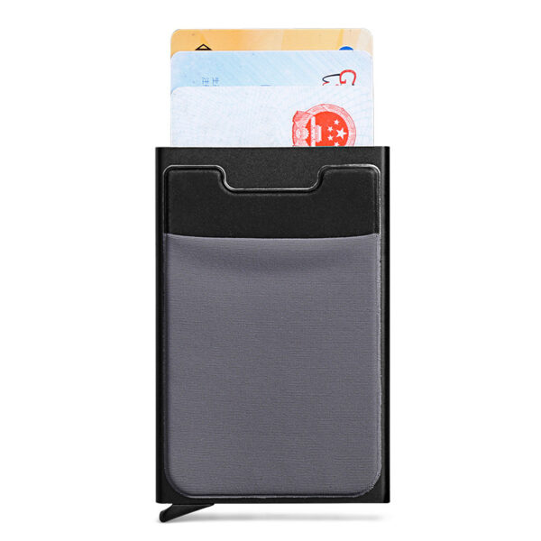 Aluminum Alloy Automatic Pop-up Card Box Anti-theft Swipe Bank Card Holder