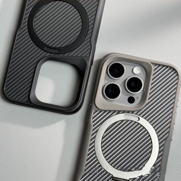 Armor Slim Waist Magnetic Suction Bracket Phone Case