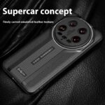 Leather Pattern Baked Porcelain All-inclusive Drop-resistant Protective Cover