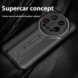 Leather Pattern Baked Porcelain All-inclusive Drop-resistant Protective Cover