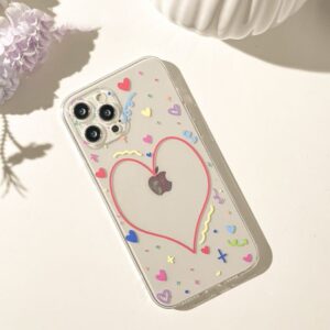 Transparent Love Women's All-inclusive New Phone Case