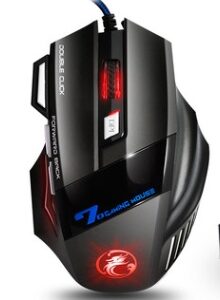 Colorful breathing light gaming chicken game mouse