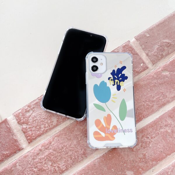 Flower Mirror Shell All-Inclusive Case