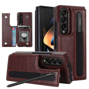 New Folding Mobile Phone Leather Case Protective Shell