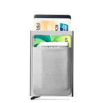 Aluminum Alloy Automatic Pop-up Card Box Anti-theft Swipe Bank Card Holder