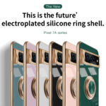Simple Electroplating Ring Rotating Phone Case