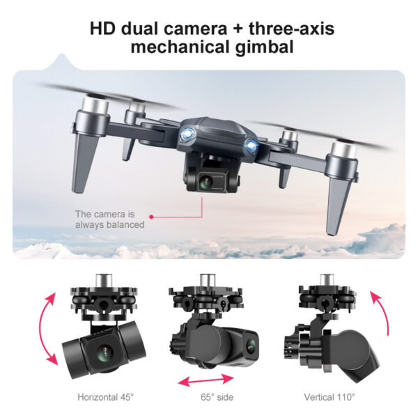 RG106 Three-axis Self-stabilizing PTZ Folding UAV