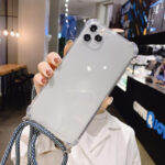 Adjustable Length And Diagonal Two In One Lanyard Mobile Phone Case