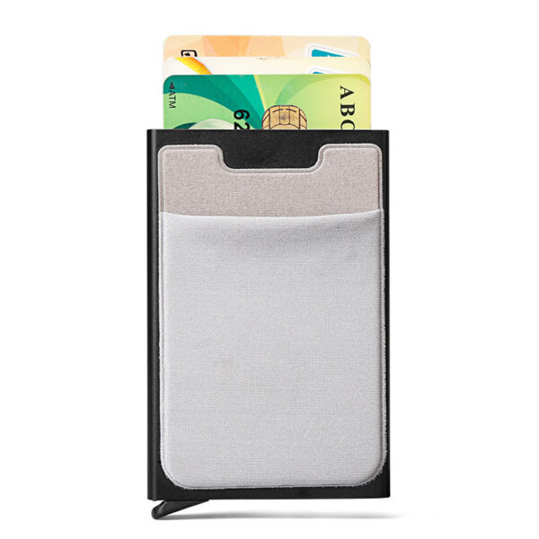 Aluminum Alloy Automatic Pop-up Card Box Anti-theft Swipe Bank Card Holder