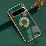 Simple Electroplating Ring Rotating Phone Case