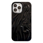 High-grade Ins Solid Color Water Ripple Silicone Phone Case