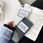 Social Media Label Mobile Phone Case Fashion Protective Cover